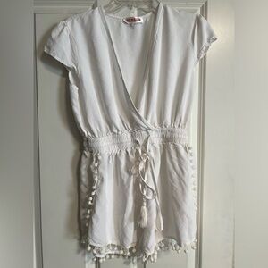 NWOT. White Summer Romper